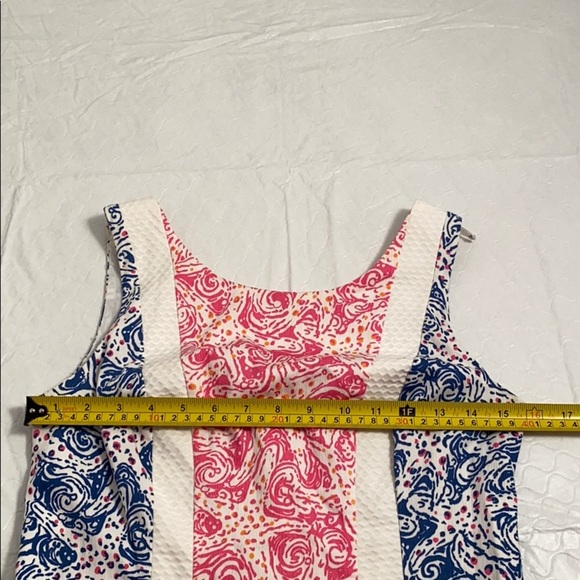 Lilly Pulitzer Delia shift in multicolor blue pink white Indigo Star Crush - Picture 8 of 11